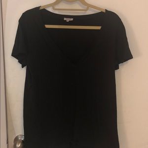 Tobi black v-neck T-shirt